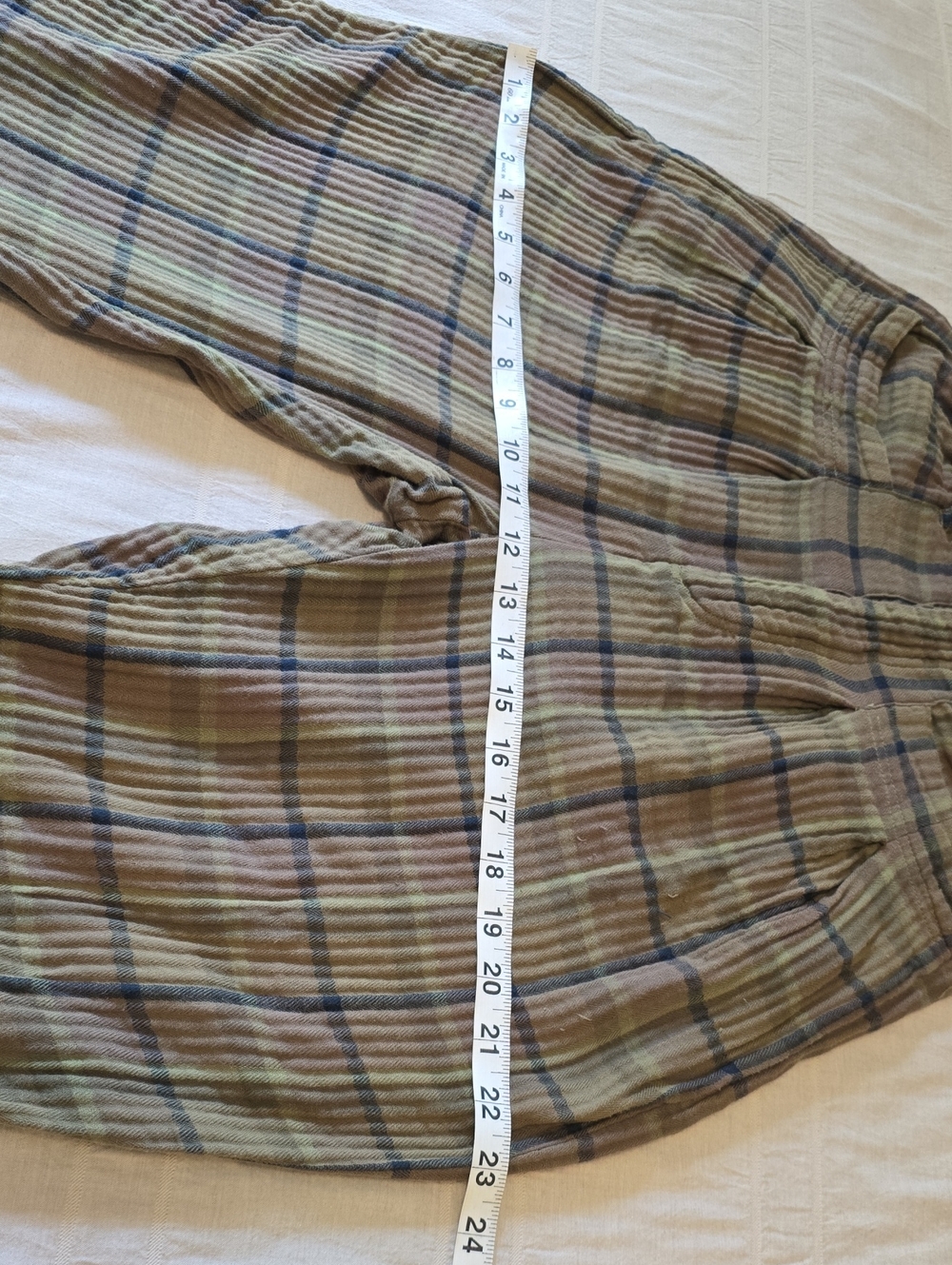 Free People X CP Shades Plaid Trousers Women's XS - Picture 11 of 16